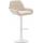 Barhocker HLO-CP8 Stoff wei ~ creme