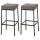 2er Set Barhocker HLO-CP41 85 Stoff schwarz ~ grau