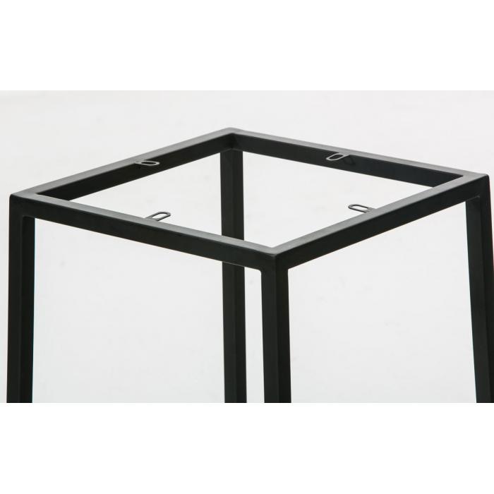 2er Set Barhocker HLO-CP41 85 Stoff schwarz ~ blau