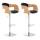 2er Set Barhocker HLO-CP235 Stoff ~ natura/schwarz