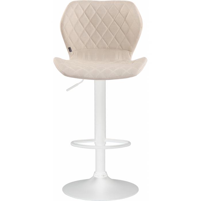 Barhocker HLO-CP14 Stoff wei ~ creme