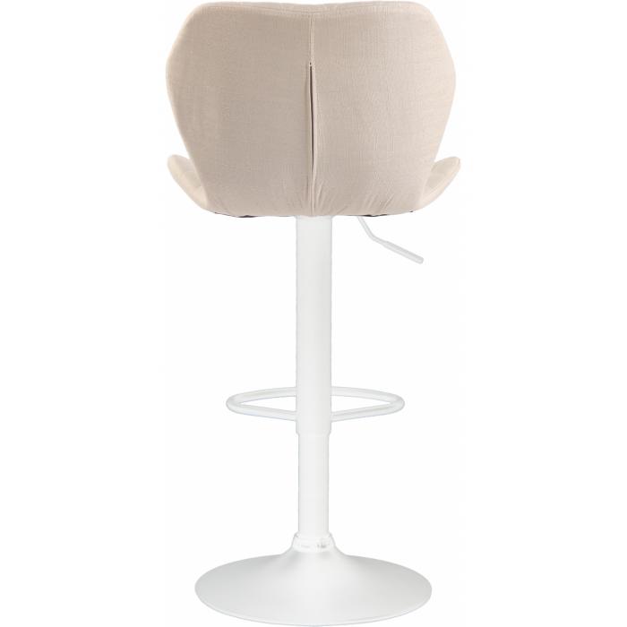 Barhocker HLO-CP14 Stoff wei ~ creme