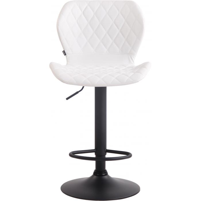 Barhocker HLO-CP14 Kunstleder schwarz ~ wei