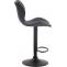 Barhocker HLO-CP14 Kunstleder schwarz ~ grau