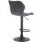 Barhocker HLO-CP14 Kunstleder schwarz ~ grau
