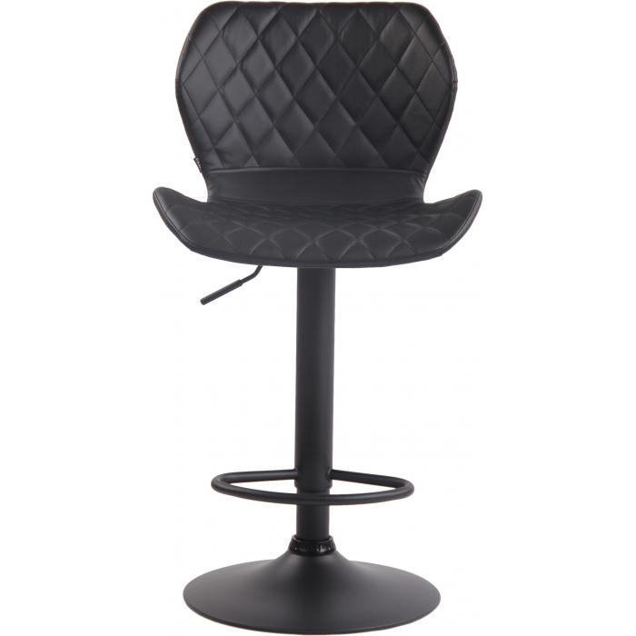 Barhocker HLO-CP14 Kunstleder schwarz ~ schwarz