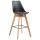 2er Set Barhocker HLO-CP40 Kunststoff natura ~ schwarz 2er Set Barhocker HLO-CP40 Kunststoff natura ~ schwarz