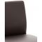 2er Set Barhocker HLO-CP10 Kunstleder edelstahl ~ braun