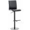 2er Set Barhocker HLO-CP10 Kunstleder schwarz ~ schwarz