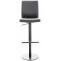 2er Set Barhocker HLO-CP10 Kunstleder schwarz ~ schwarz