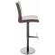 2er Set Barhocker HLO-CP10 Kunstleder schwarz ~ braun