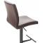 2er Set Barhocker HLO-CP10 Kunstleder schwarz ~ braun
