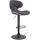 Barhocker HLO-CP29 V2 Stoff schwarz ~ dunkelgrau