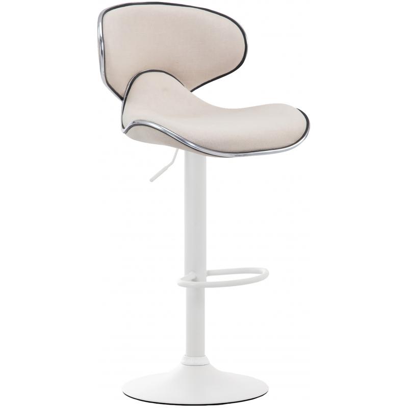 Barhocker HLO-CP29 V2 Stoff wei ~ creme