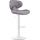Barhocker HLO-CP29 V2 Stoff wei ~ hellgrau