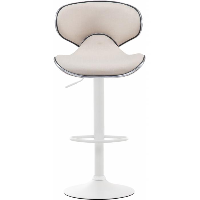 Barhocker HLO-CP29 V2 Stoff wei ~ creme