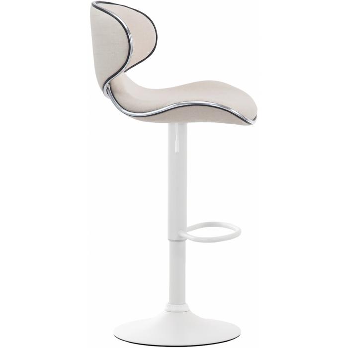 Barhocker HLO-CP29 V2 Stoff wei ~ creme