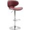 Barhocker HLO-CP29 V2 chrom ~ bordeauxrot
