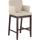 Barhocker HLO-CP28 Stoff antik ~ creme