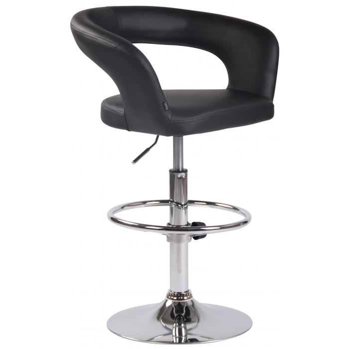 Barhocker HLO-CP230 Kunstleder ~ schwarz