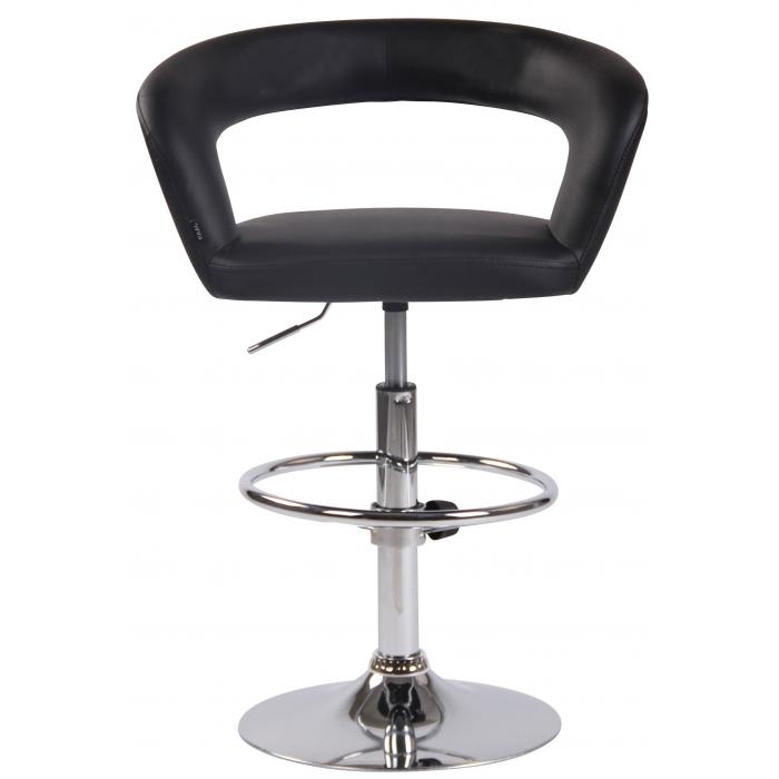 Barhocker HLO-CP230 Kunstleder ~ schwarz