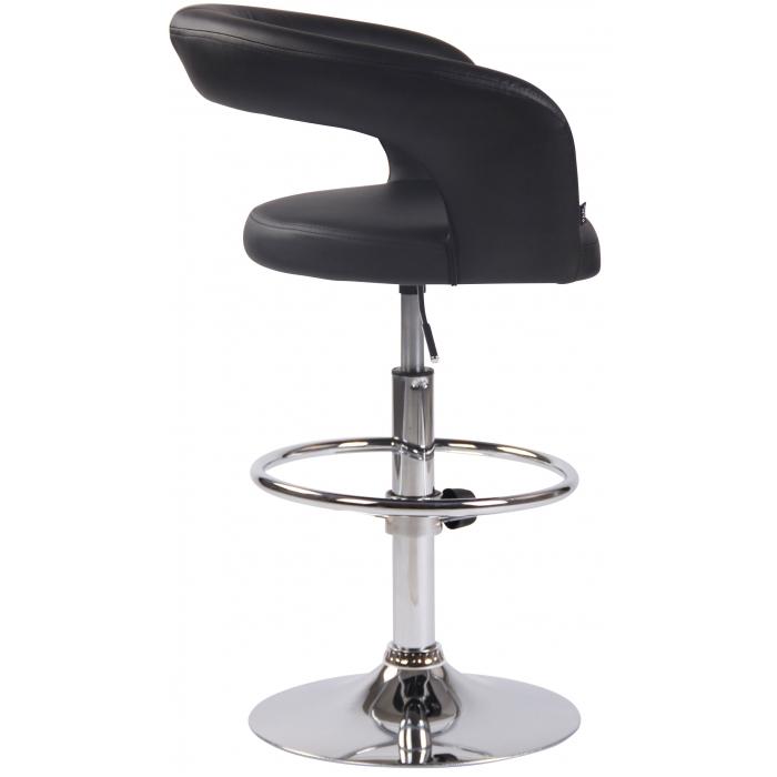 Barhocker HLO-CP230 Kunstleder ~ schwarz