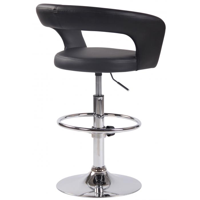 Barhocker HLO-CP230 Kunstleder ~ schwarz