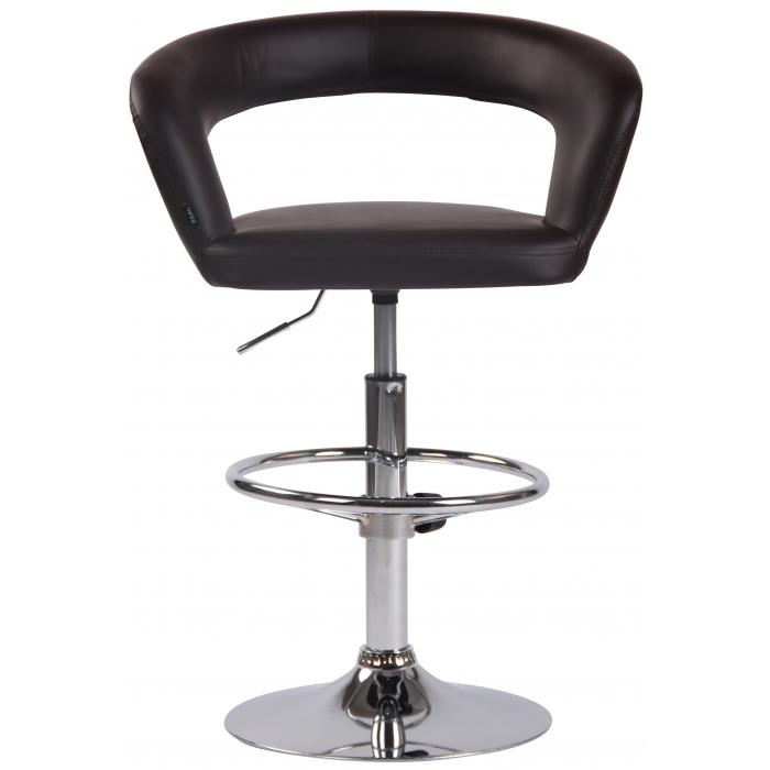 Barhocker HLO-CP230 Kunstleder ~ braun