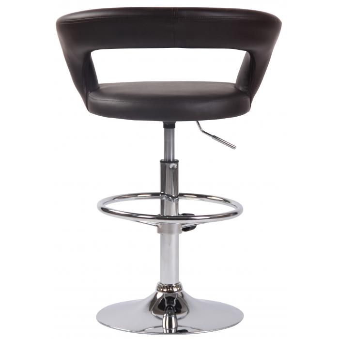 Barhocker HLO-CP230 Kunstleder ~ braun