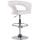 Barhocker HLO-CP230 Kunstleder ~ wei