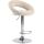 Barhocker HLO-CP286 Stoff chrom ~ creme