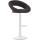 Barhocker HLO-CP286 Stoff wei ~ dunkelgrau