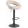 Barhocker HLO-CP286 Stoff schwarz ~ creme Barhocker HLO-CP286 Stoff schwarz ~ creme