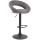 Barhocker HLO-CP286 Stoff schwarz ~ grau
