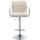 2er Set Barhocker HLO-CP35 V2 chrom ~ creme