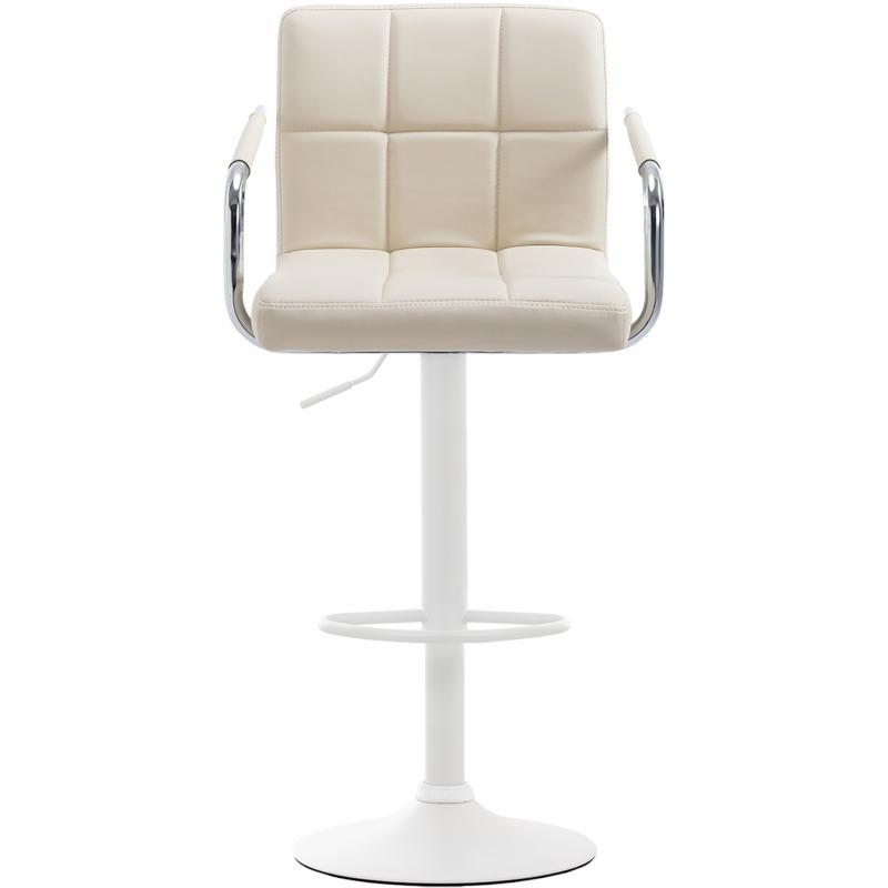 2er Set Barhocker HLO-CP35 V2 wei ~ creme