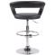 2er Set Barhocker HLO-CP230 Kunstleder ~ schwarz