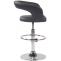 2er Set Barhocker HLO-CP230 Kunstleder ~ grau