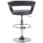 2er Set Barhocker HLO-CP230 Kunstleder ~ grau