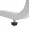 Couchtisch HWC-O49, Wohnzimmertisch Tisch, Industrial 3 Ablagen, Metall 45x80x40cm ~ wei