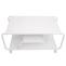Couchtisch HWC-O49, Wohnzimmertisch Tisch, Industrial 3 Ablagen, Metall 45x80x40cm ~ wei