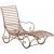 Gartenliege HLO-CP4 ~ antik braun