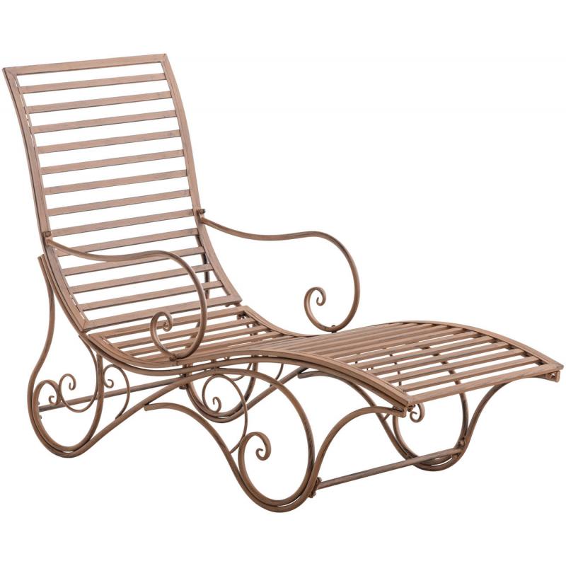 Gartenliege HLO-CP4 ~ antik braun