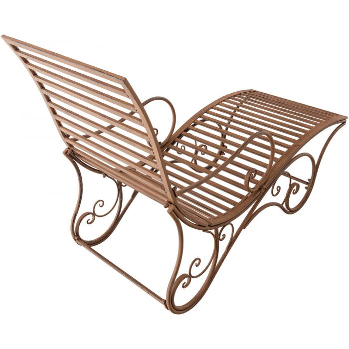 Gartenliege HLO-CP4 ~ antik braun