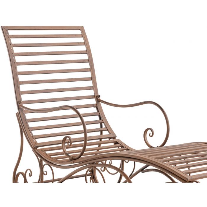 Gartenliege HLO-CP4 ~ antik braun