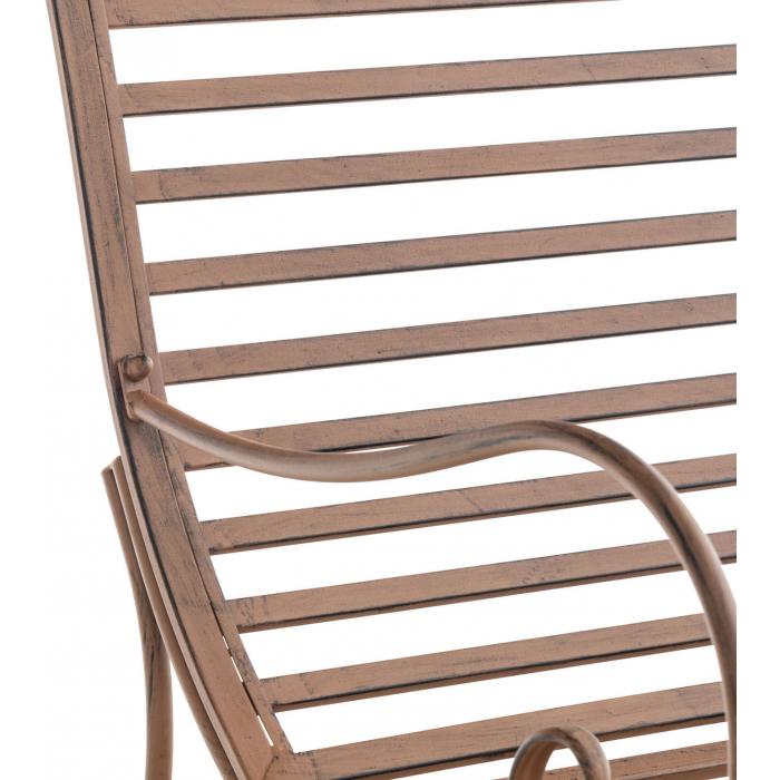 Gartenliege HLO-CP4 ~ antik braun