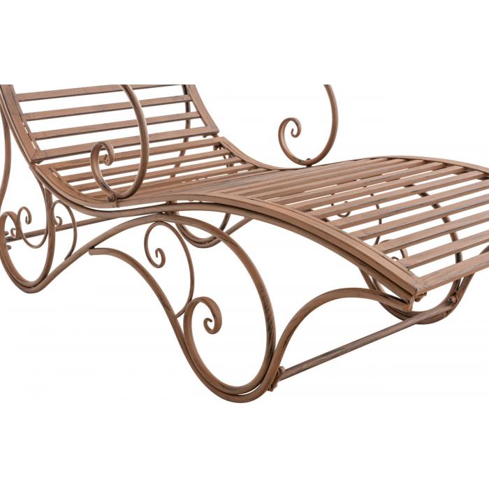 Gartenliege HLO-CP4 ~ antik braun