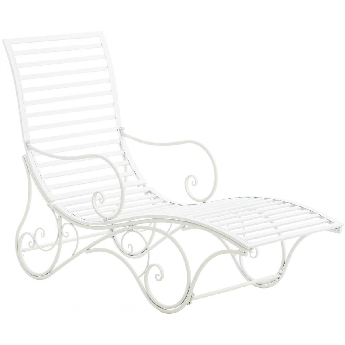 Gartenliege HLO-CP4 ~ wei