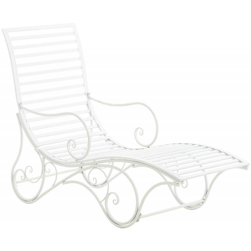 Gartenliege HLO-CP4 ~ wei
