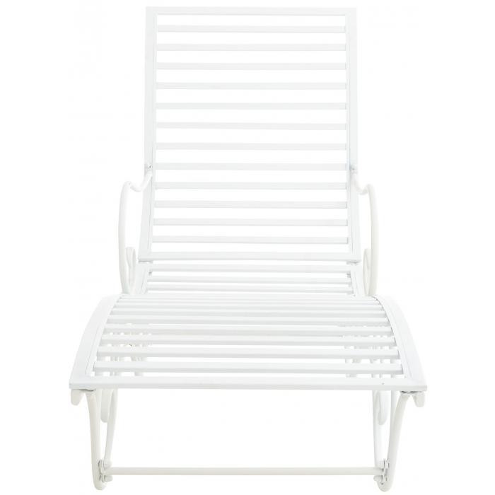Gartenliege HLO-CP4 ~ wei